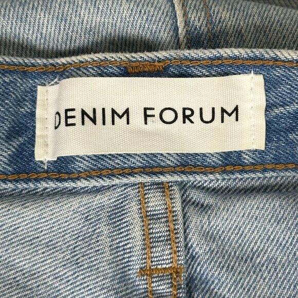 Denim Forum BF High Rise Loose Jeans Light Wash - Picture 8 of 15